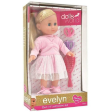                             Dolls World - Panenka Evelyn 30 cm                        