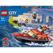                            LEGO® City 60373 Hasičská záchranná loď a člun                        
