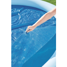                             BESTWAY 58241 - Solarní plachta na bazén 289 cm modrá kulatá                        