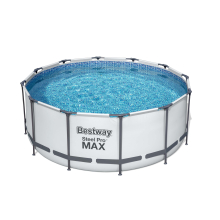                             BESTWAY 58242 - Solarní plachta na bazén 356 cm modrá kulatá                        