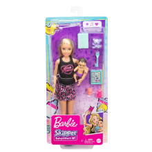                             Barbie CHŮVA BLONDÝNKA + MIMINKO/ DOPLŇKY                        