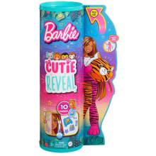                             Barbie Cutie Reveal Barbie Džungle - Tygr HKP99                        