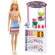                             Barbie Smoothie stánek s panenkou GRN75                        