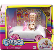                             Barbie Chelsea a kabriolet s nálepkami GXT41                        