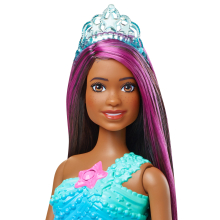                             Barbie blikající mořská panna brunetka                        