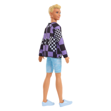                             Barbie model Ken - kostkovaná srdce                        