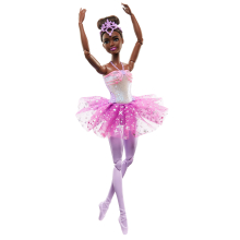                             Barbie Svítící magická baletka s fialovou sukní                        