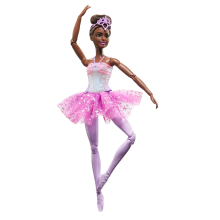                             Barbie Svítící magická baletka s fialovou sukní                        