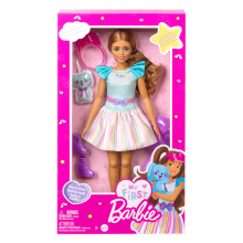                             Barbie moje první Barbie panenka - Brunetka se zajíčkem                        
