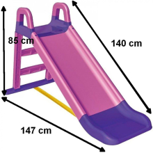                             DOLONI Klouzačka 140cm růžovo-fialová                        