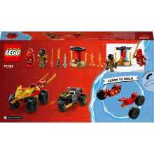                             LEGO® NINJAGO® 71789 Kai a Ras v duelu auta s motorkou                        