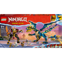                             LEGO® NINJAGO® 71796 Živelný drak proti robotovi císařovny                        