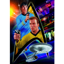                             Clementoni - Puzzle 500 Star Trek: Kirk a Spock                        