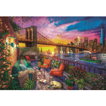                             Clementoni - Puzzle 3000 Západ slunce nad Manhattanem                        