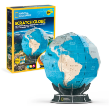                             CubicFun - Puzzle 3D National Geograpic Zeměkoule - 21 dílků                        