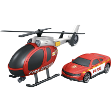                             CITY SERVICE CAR - 1:14 Hasiči set vrtulník + auto                        