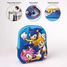                             Cerdá - Dětský batoh 3D Sonic                        