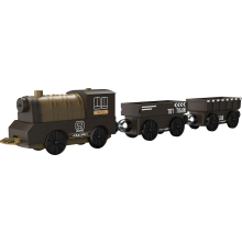                             BABU vláčky - Parní nákladní lokomotiva s vagóny na baterie                        