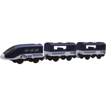                             BABU vláčky - Vlak Policie s vagóny na baterie                        