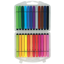                             CreaFun - Fixy omyvatelné - trojhranné 24 barev                        