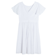                             COOL CLUB - Dívčí šaty krátký rukáv BÍLÉ vel.134                        