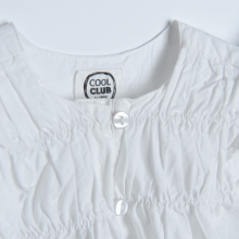                             COOL CLUB - Dívčí tričko s krátkým rukávem KRÉMOVÁ vel.74                        