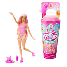                             Barbie pop reveal Barbie šťavnaté ovoce - Jahodová limonáda                        