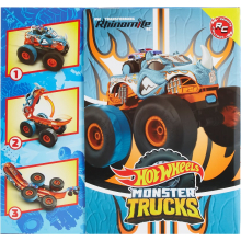                             Hot Wheels R/C Monster Trucks transformující se rhinomite 1:12                        