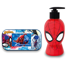                             SPIDER-MAN Dárkový set šampon a pěna do koupele 2v1 300ml + vodní hra                        