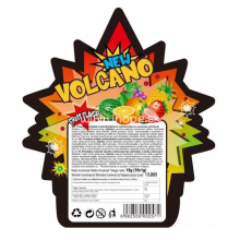                             Volcano 10g Praskací prášek s ovocnou příchutí s tetováním a puzzle                        