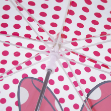                             Cerdá - Dětský manuální deštník Disney Minnie červený                        