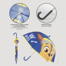                             Cerdá - Dětský manuální deštník Tlapková patrola Chase                        