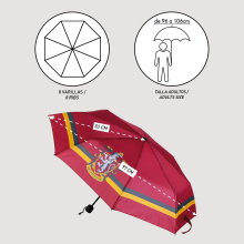                             Cerdá - Dětský skládací deštník Harry Potter Nebelvír                        