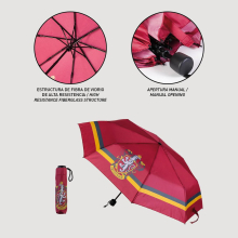                             Cerdá - Dětský skládací deštník Harry Potter Nebelvír                        
