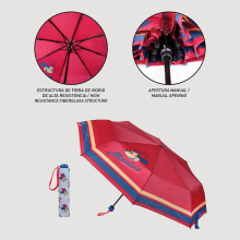                             Cerdá - Dětský skládací deštník Disney Minnie                        