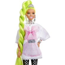                             Barbie Extra - Neonově Zelené Vlasy                        