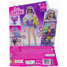                             Barbie Extra - Levandulové Vlasy s motýlky                        