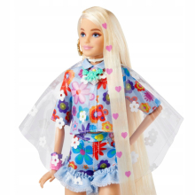                             Barbie Extra  - Šaty plné květin                        