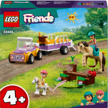                             LEGO® Friends 42634 Přívěs s koněm a poníkem                        