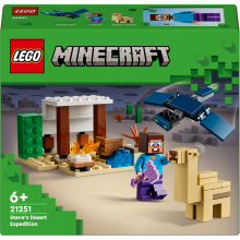                             LEGO® Minecraft® 21251 Steve a výprava do pouště                        