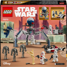                             LEGO® Star Wars™ 75372 Bitevní balíček klonového vojáka a bitevního droida                        