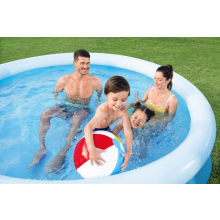                             BESTWAY 57458 - Nadzemní bazén kruhový 305 x 66 cm + kartušová filtrace                        