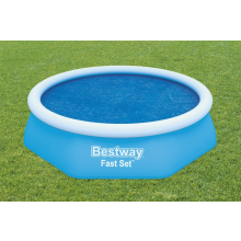                             BESTWAY 58060 - Solarní plachta na bazén 210 cm modrá kulatá                        