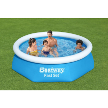                             BESTWAY 57450 - Nadzemní bazén kruhový 244 x 61 cm + kartušová filtrace                        