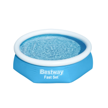                             BESTWAY 57450 - Nadzemní bazén kruhový 244 x 61 cm + kartušová filtrace                        