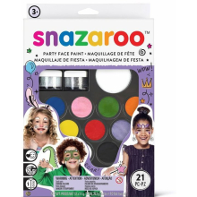                             Obličejové barvy 21 SNAZAROO - Party Pack                        