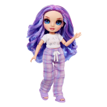                             Rainbow High Junior Fashion panenka v pyžamu - Violet Willow                        