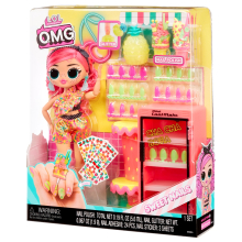                            L.O.L. Surprise! OMG Nehtové studio s panenkou - Pinky Pops Fruit Shop                        