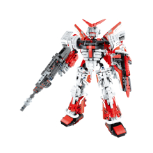                             MECHANICAL MASTER - Stavebnice Bojový robot červený 1100 ks                        