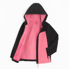                             COOL CLUB - Dívčí bunda černo-růžová vel. 164                        